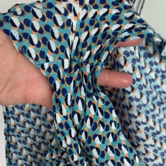 Anthropologie Elevenses Madalenna Open Shoulder Ruffle Romper Size XS Bohemian - Picture 8 of 13